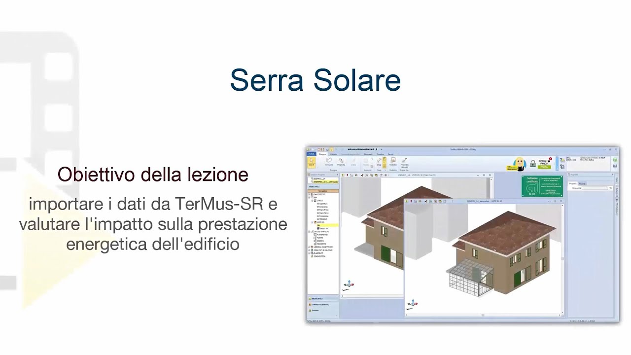 Tutorial TerMus - Serra Solare - ACCA software