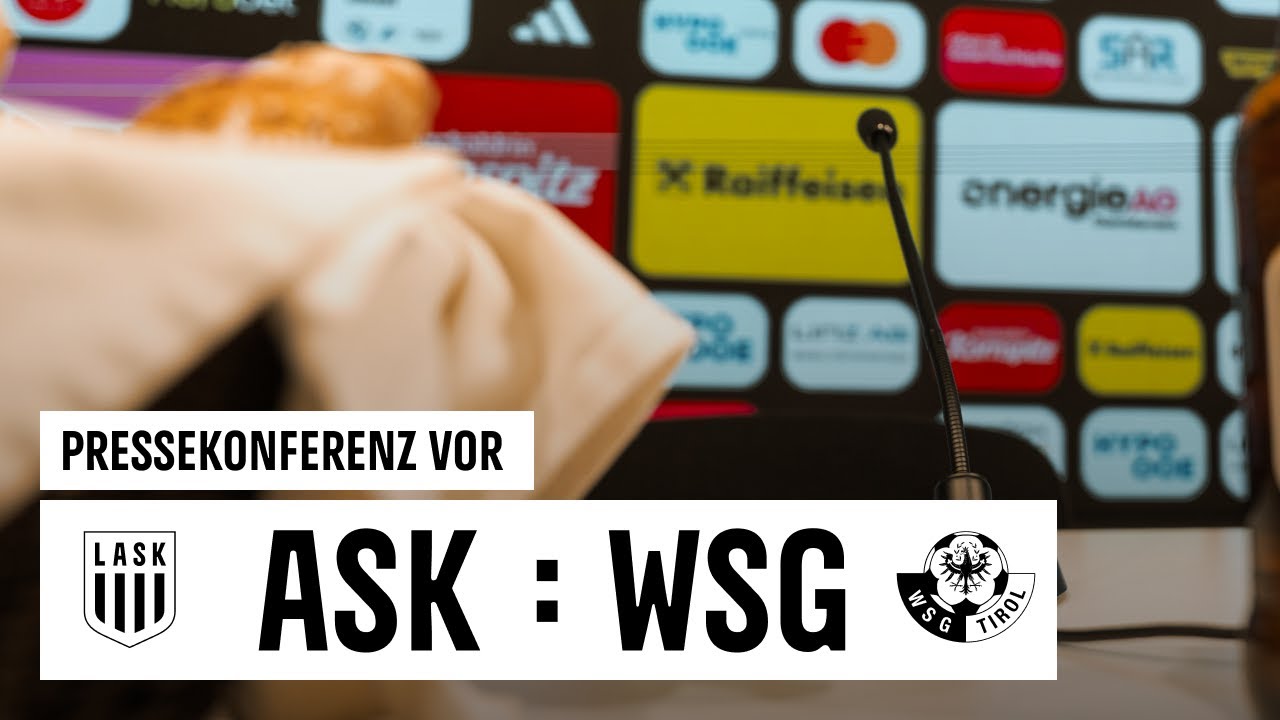 Pressekonferenz vor LASK - WSG Tirol