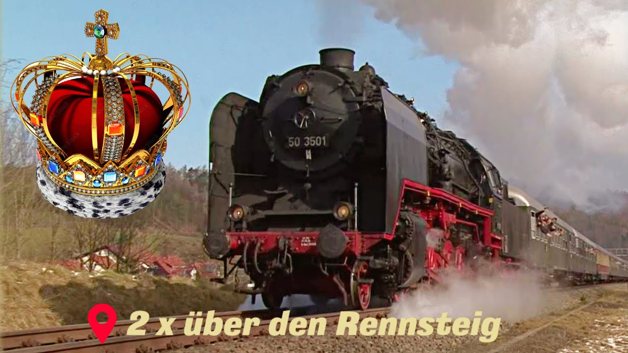 Thüringens bellende Königin | Dampflok 50 3501 tobt durch deutschlands Mittelgebirge