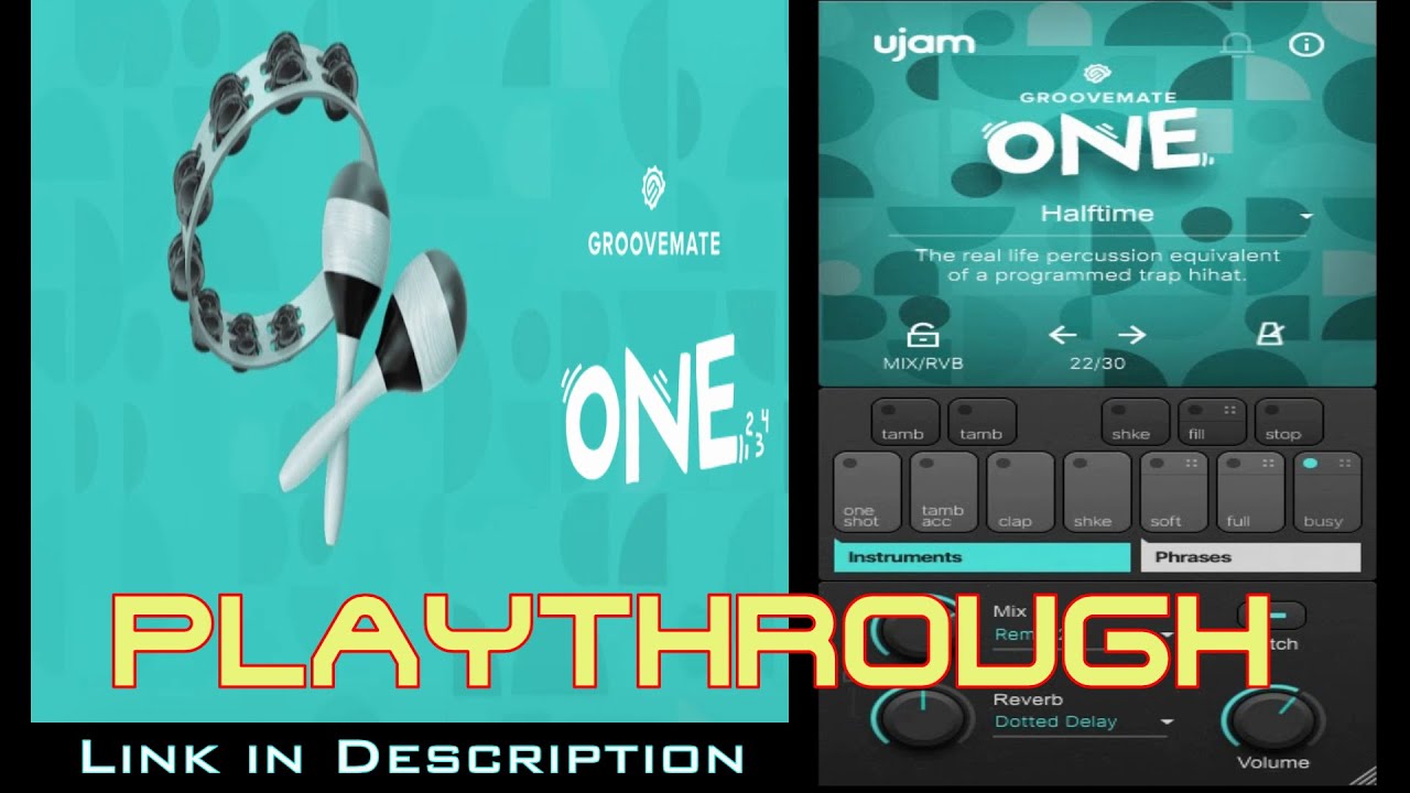 UJAM GROOVEMATE ONE - PLAYTHROUGH