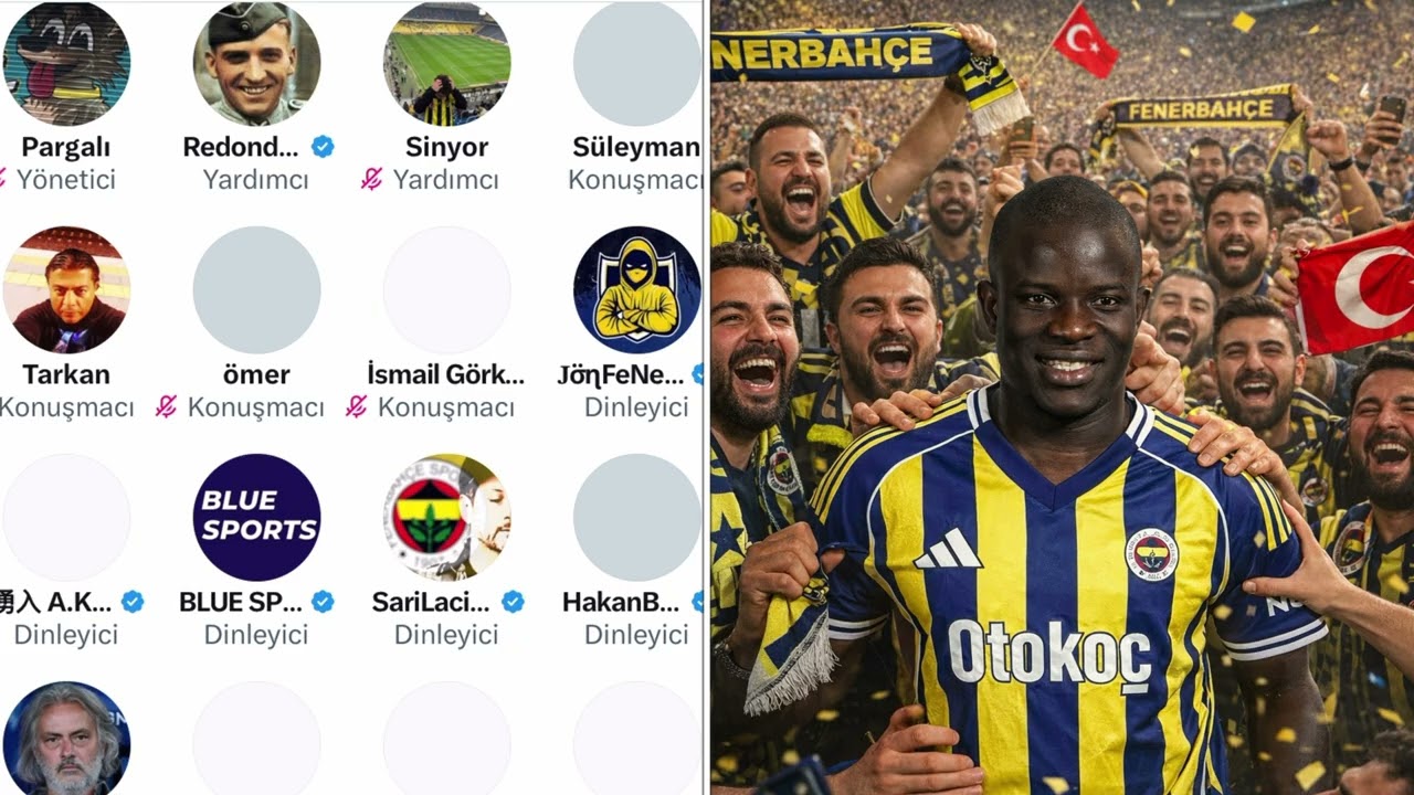 🔥Fb Space Odası & Redondo Tayfa Kante Fenerbahçede 