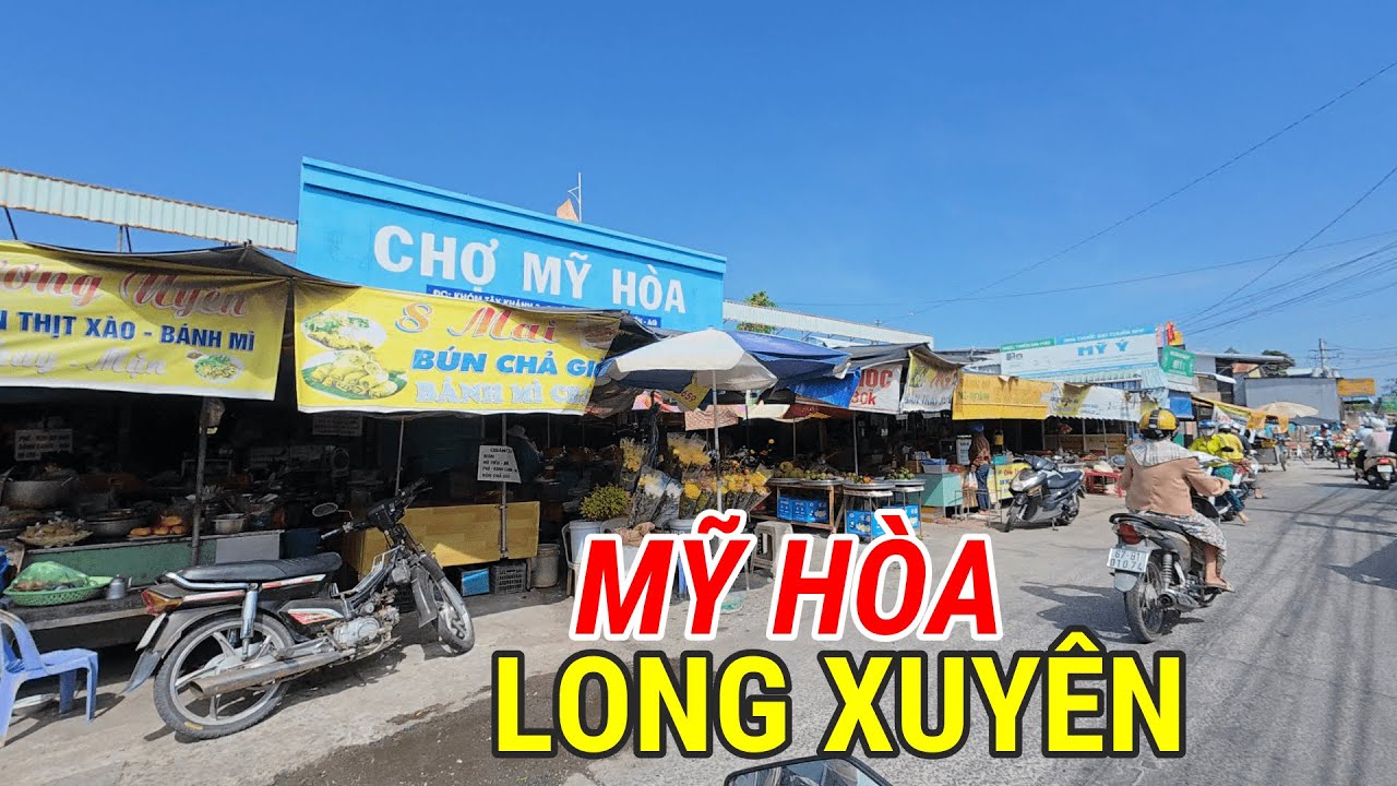 Một vài con đường ở phường Mỹ Hòa Long Xuyên buổi sáng 2025