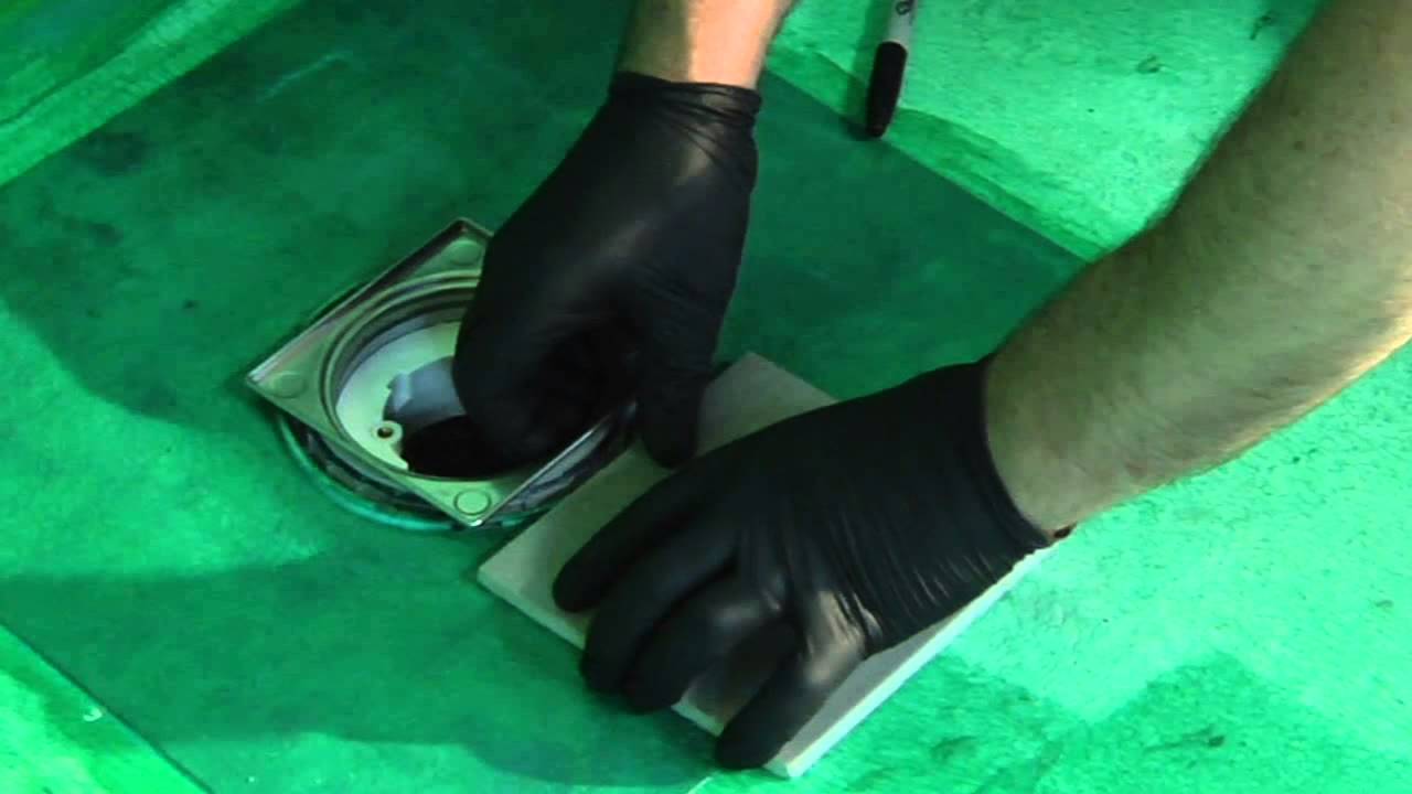 Part 6, Drain Grate - How to Install a European Wet Room with the Standard Fusion Shower Pan