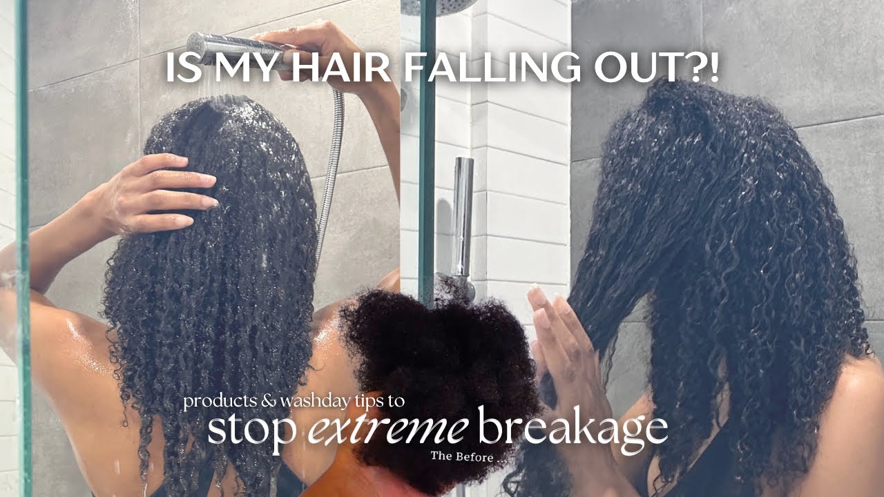 Extreme Breakage Washday Routine ft. Dr. Groot | Trying Korean Hair Care on Natural Hair