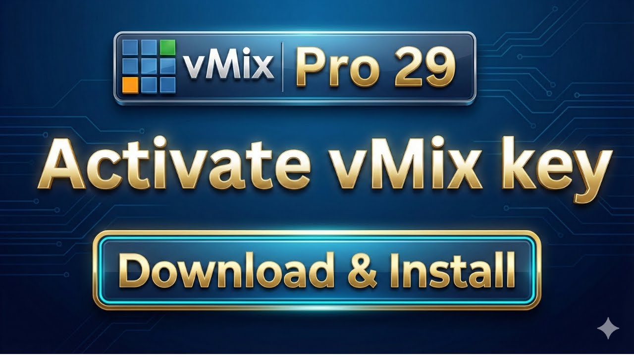 ✅ vMix Pro 29 Activation | Download & Install vMix | Free 60 Days Trial Key 2026