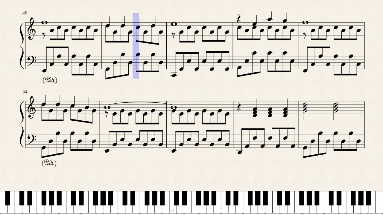 The Meadow [SHEET MUSIC]