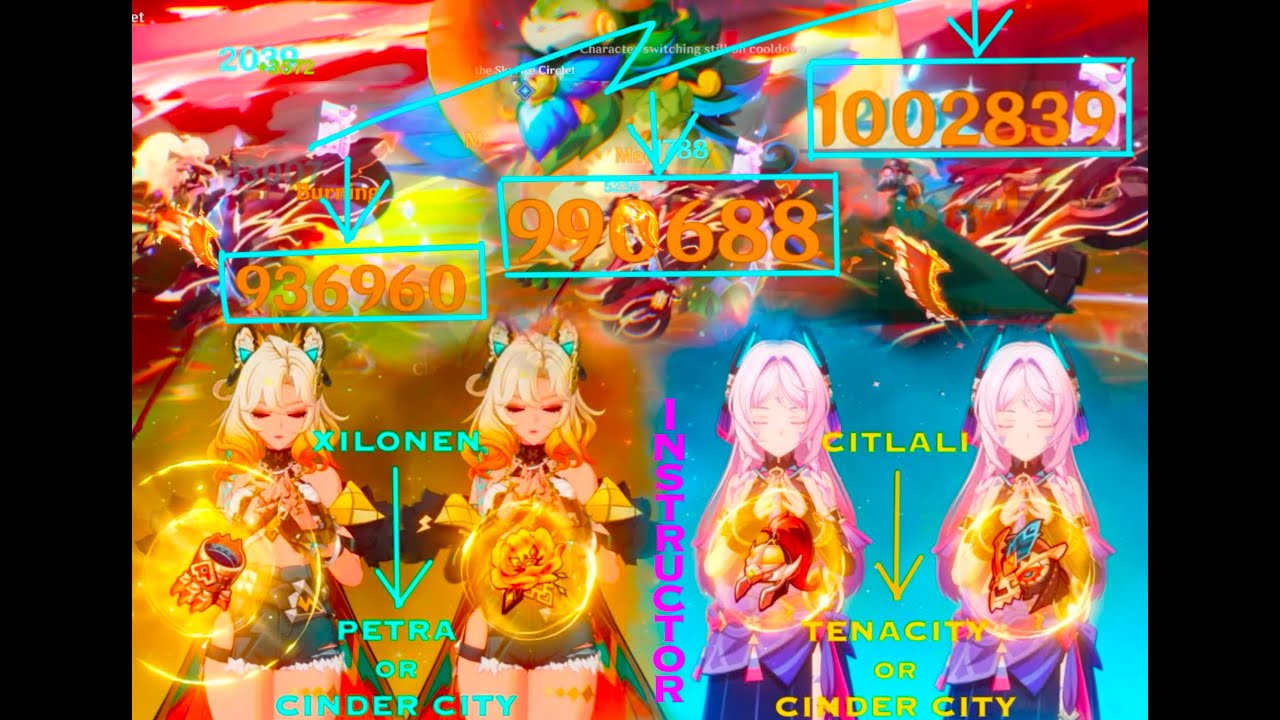Artifact Comparison : Hero of the cinder city X Archaic Petra X Tenacity X Instructor | Mavuika Melt