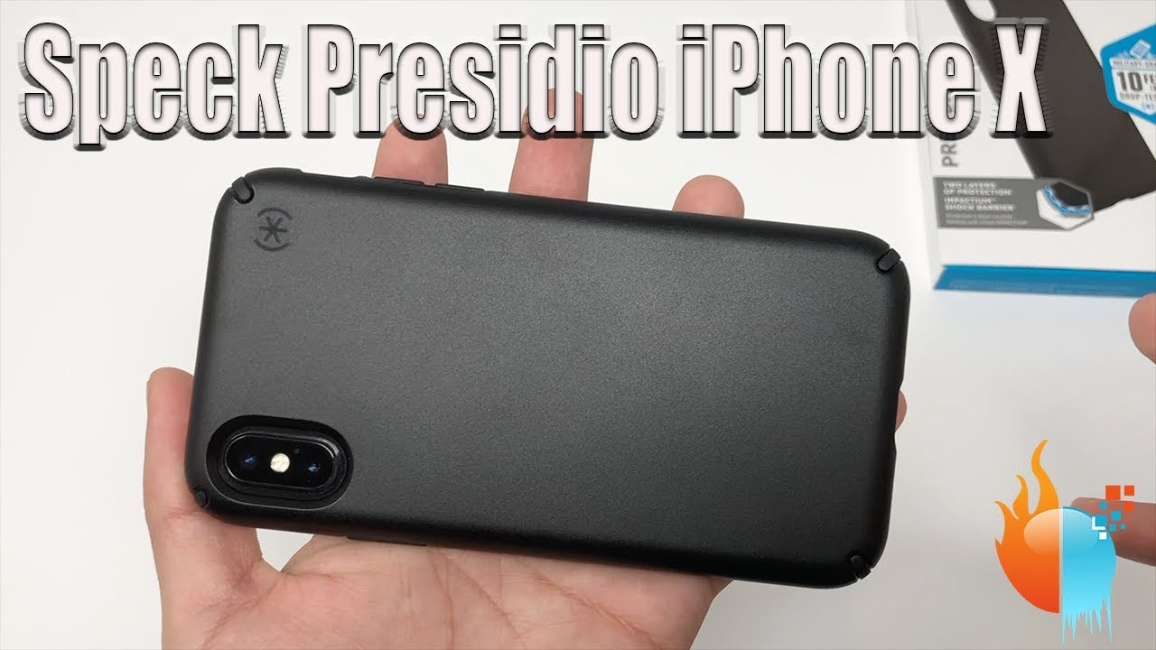 iPhone X Speck Presidio Case in Black Review