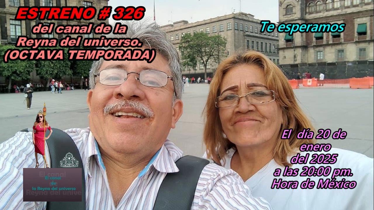 La Reyna y el investigador45, paseando por el Zócalo y después fueron a conocer sus alrededores
