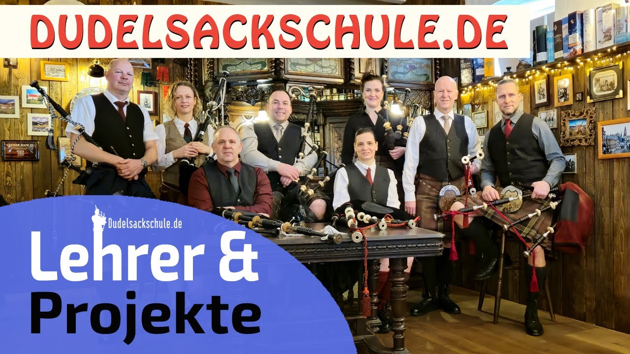 Das Lehrer-Team der Dudelsackschule | Dudelsack lernen | Dudelsackunterricht ⭐⭐⭐⭐⭐