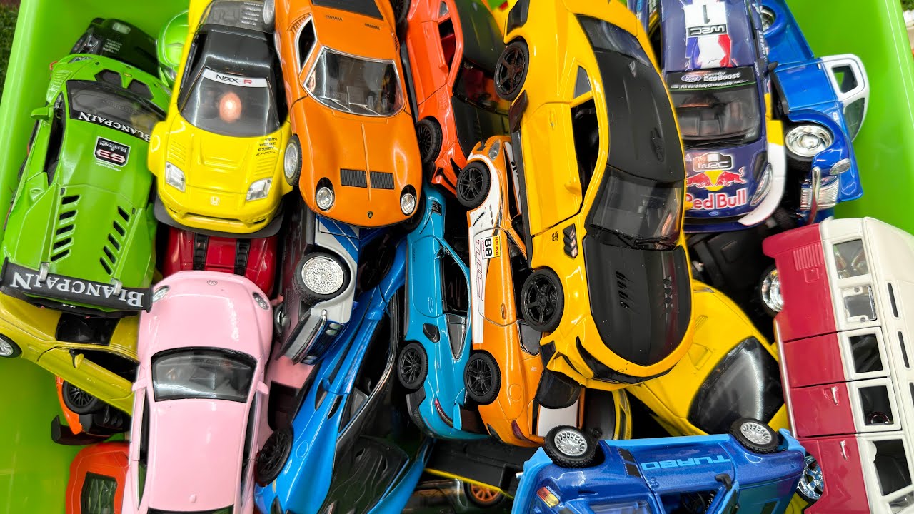 Bigger And Smaller Diecast Model Cars From The Box