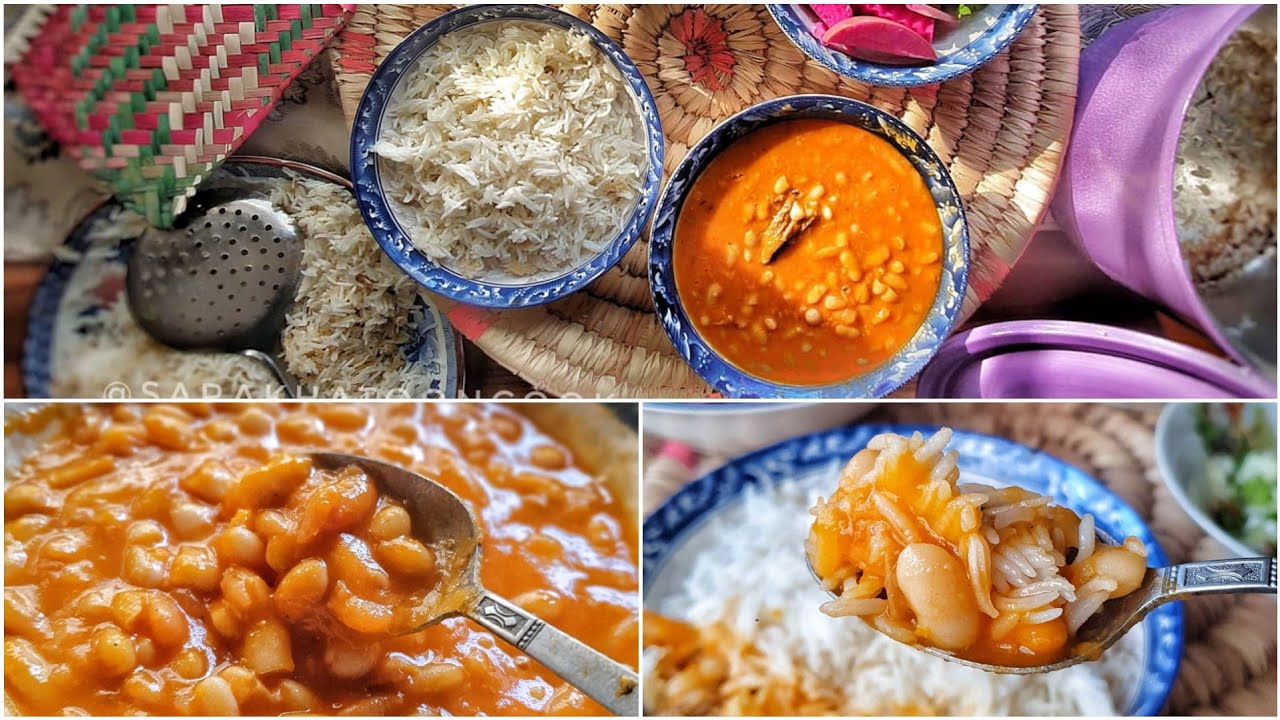 مرق فاصوليا عراقي على أصوله 😘(فاصولية يابسة)