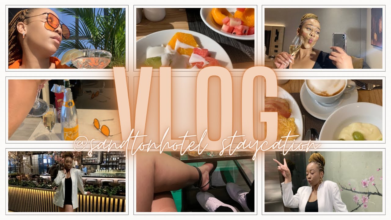 #vlog - @SandtonHotelZA stay with my boyfriend | Rockets Bryanston | Touchdown CPT