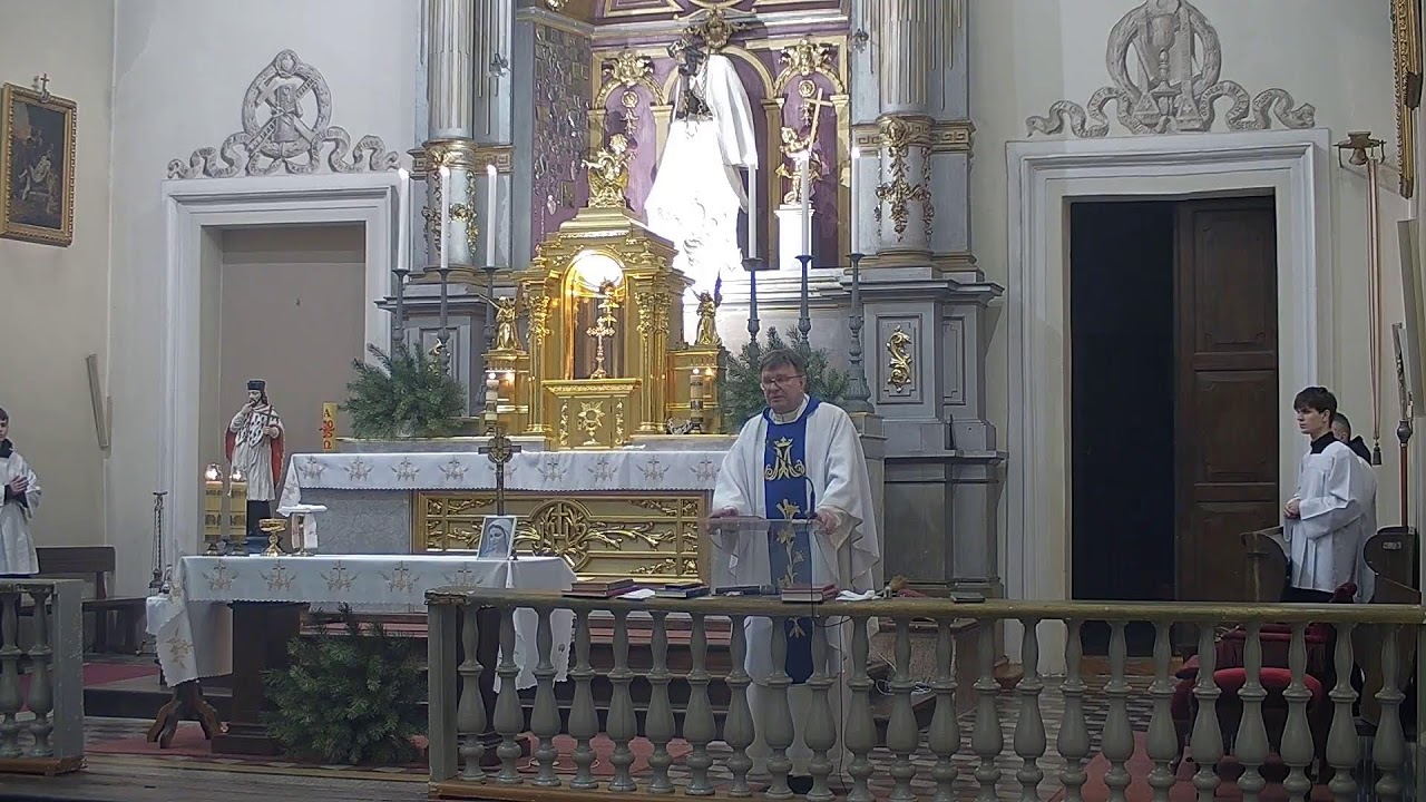 11.02.2026  Środa   Msza św. o 18.00 w Sanktuarium  Jezusa Frasobliwego w Rosi