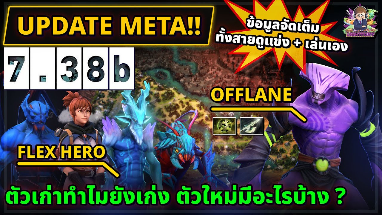 [Dota2] Update Meta Patch 7.38b ทิศทางเป็นยังไง? ตัวไหนเก่งเพราะอะไร? บอกหมดในคลิปนี้!