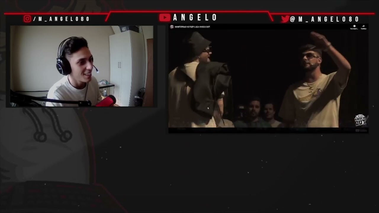 ANGELO E CADEN REAGEM AO MANTORRAS VS FLEP - LIGA KNOCK OUT