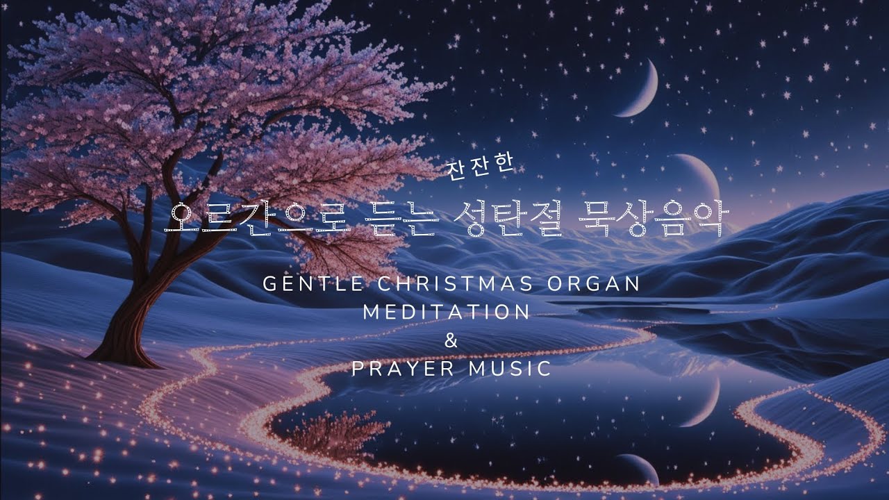 잔잔하게 듣는 성탄절 오르간 묵상기도음악 (수면음악,성경묵상) 오르간전주