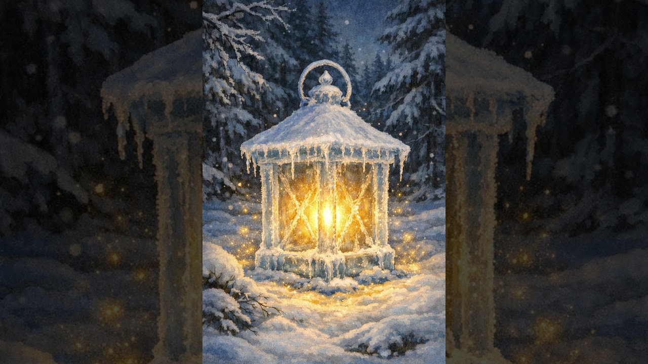 ❄️ Die Schneelaterne im Winterwald🌳 - eine ruhige Geschichte für Kinder
