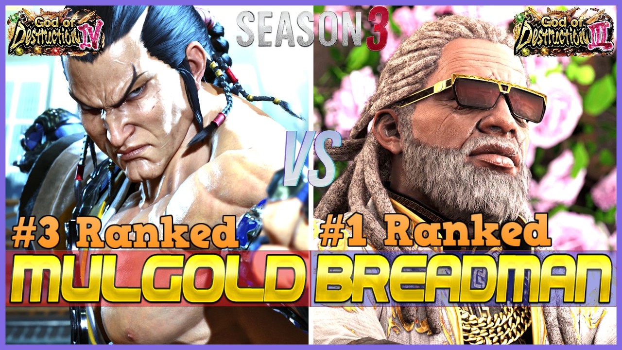 T8 ▰ MULGOLD (#3 Ranked Feng) Vs BREADMAN (#1 Ranked Leroy) ▰ Tekken 8 SEASON 3 High Level Gameplay