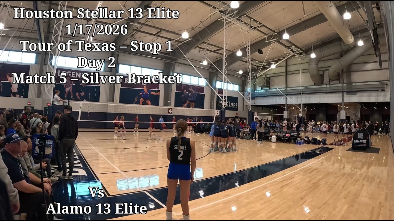2026 Tour of Texas Stop 1 - 1/18/26 - Match 5 - Silver - H Stellar 13 Elite vs Alamo 13 Elite