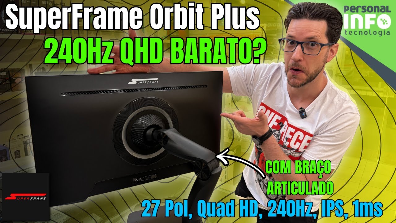 SuperFrame Orbit Plus 240Hz &ndash; &Eacute; White Label, MAS ENTREGA DEMAIS