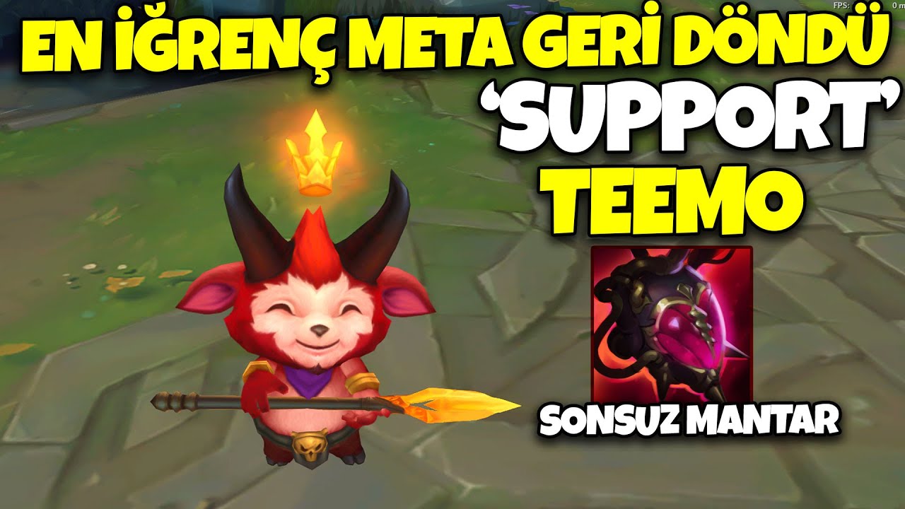 Eee şey support teemo ama 1200 ap 😈