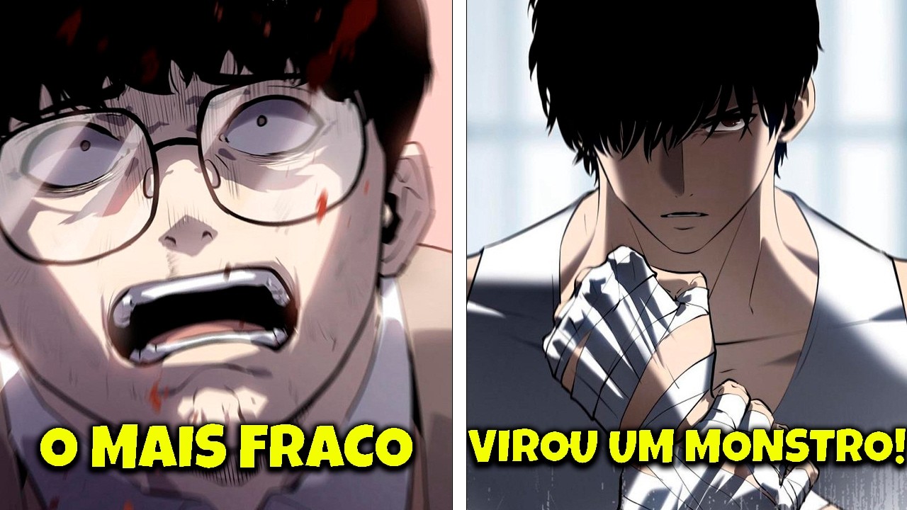 Ele Era o Mais Fraco da Prisão... Até Surtar e Virar um Monstro! 😱 - Manhwa Recap