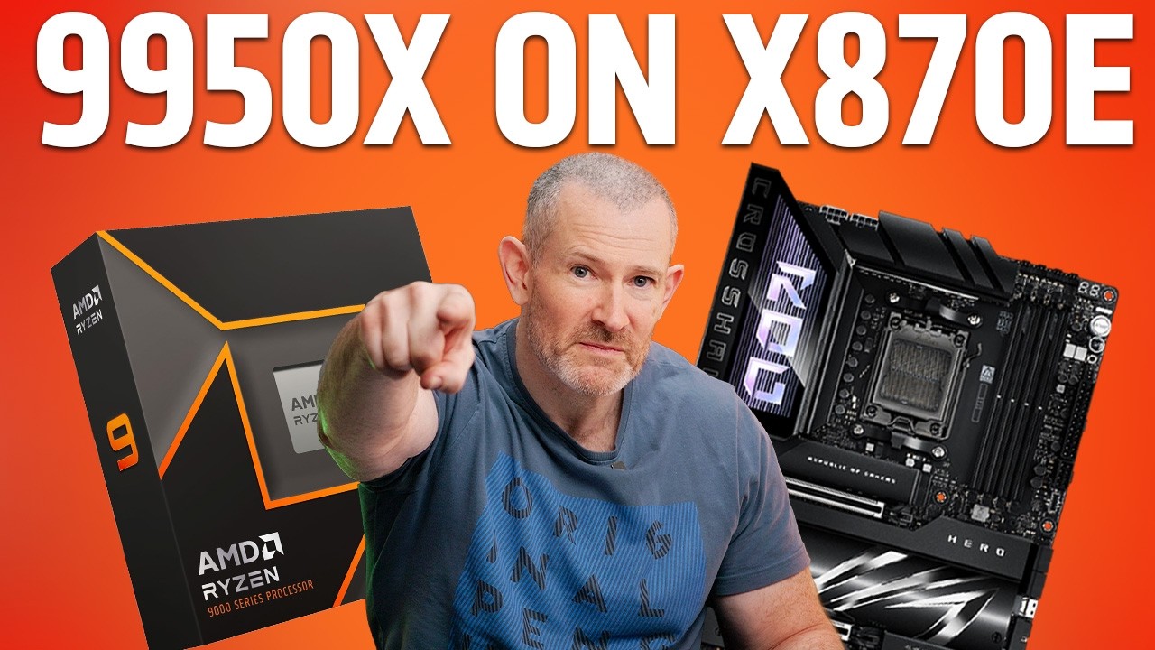 Разгон AMD Ryzen 9950X на X870E с настройкой памяти | Обзор 8PACK 💪