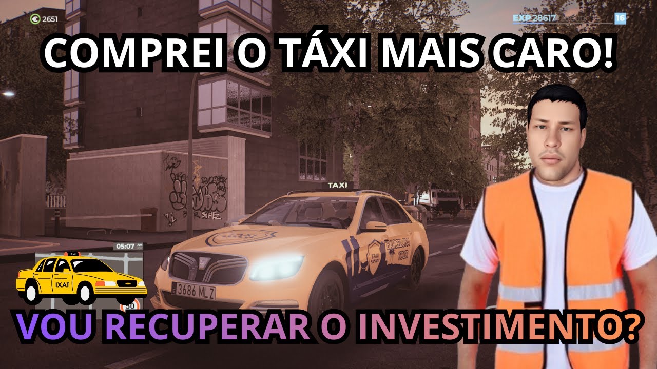 COMPREI O TÁXI MAIS CORO! Taxi Life: A City Driving Simulator  #8