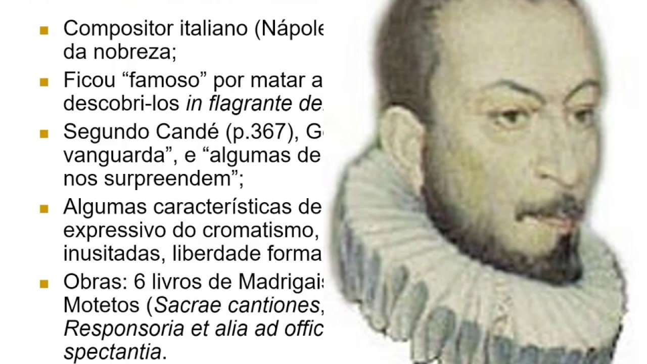 Análise Estilos Musicais - parte 3 (Gesualdo-Philippot)