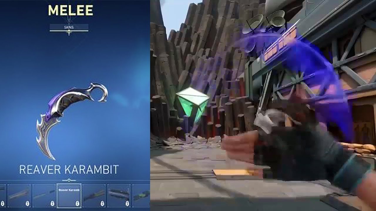 Valorant Reaver 2.0 Karambit Leaked (Representative)