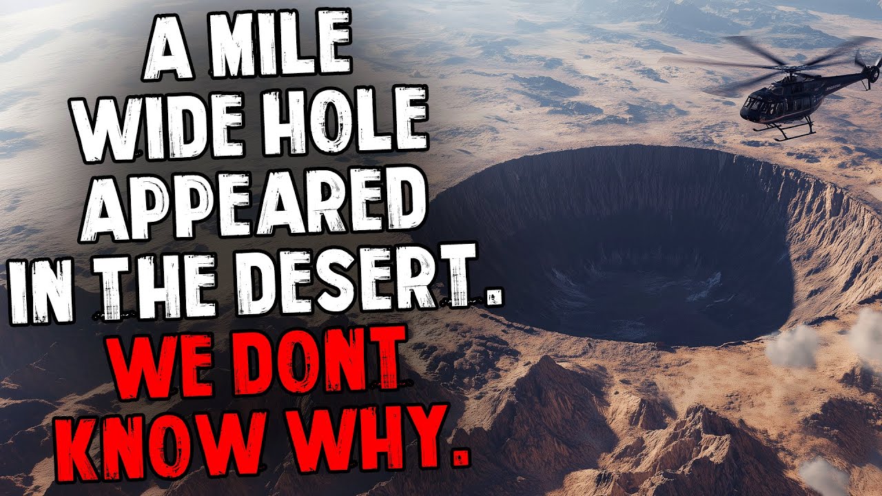 A Mile-Wide Hole Appeared In The Desert. We Don't Know Why.