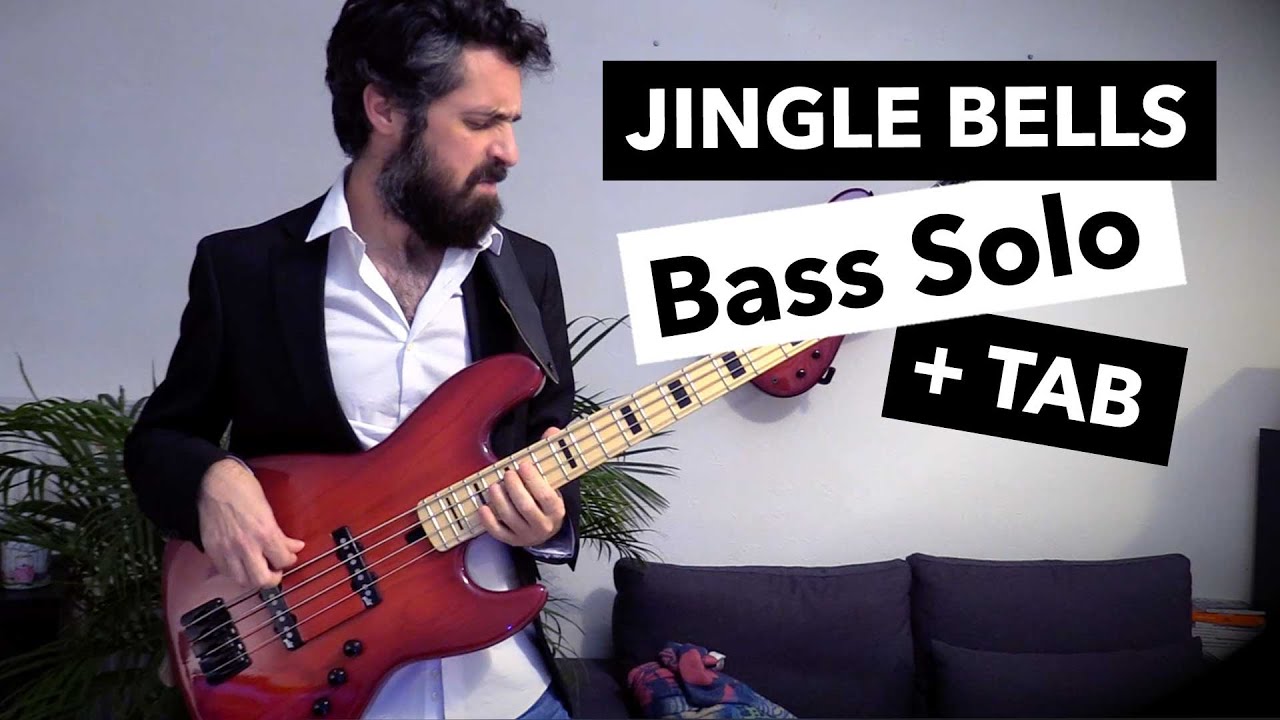 JINGLE BELLS 🎅 Bass Solo + TAB 🎸