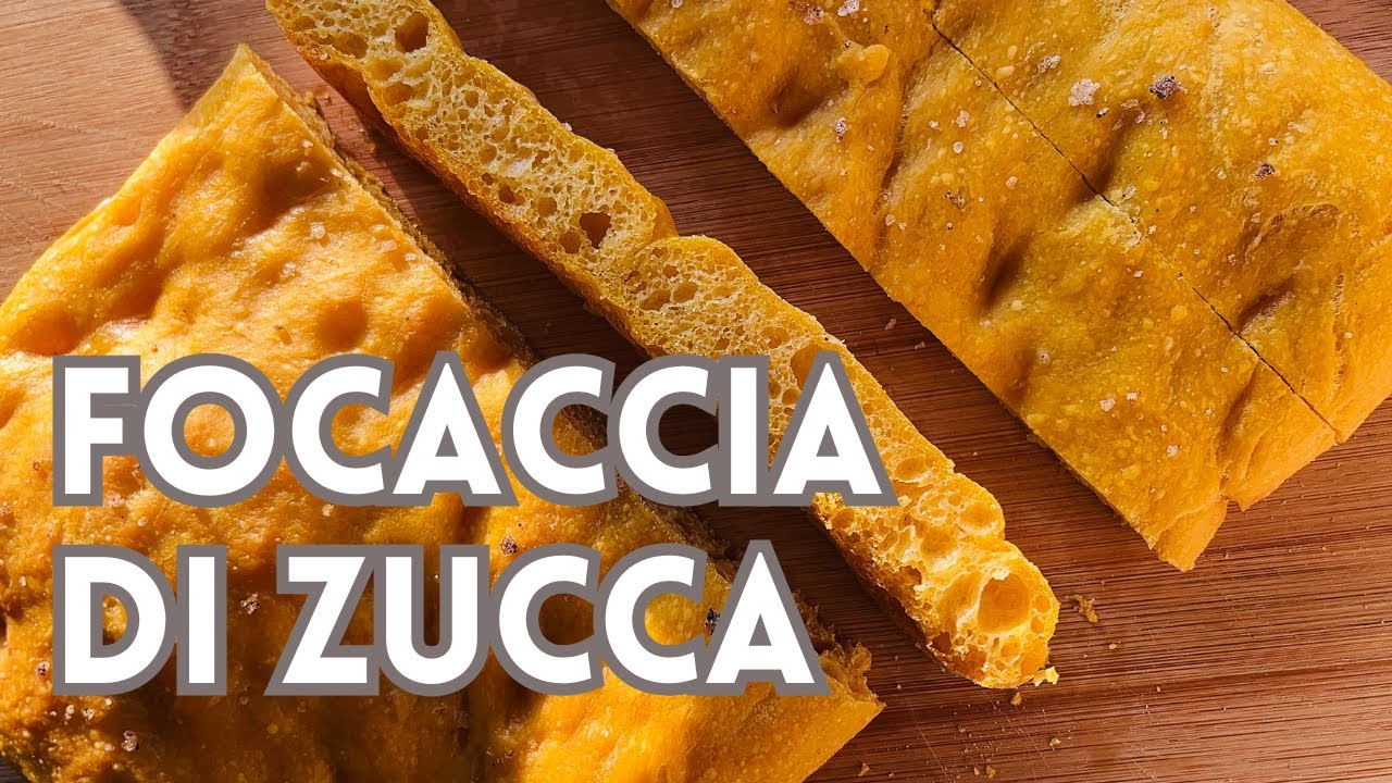 FOCACCIA di ZUCCA soffice e profumata | Ricetta autunnale facile e golosa