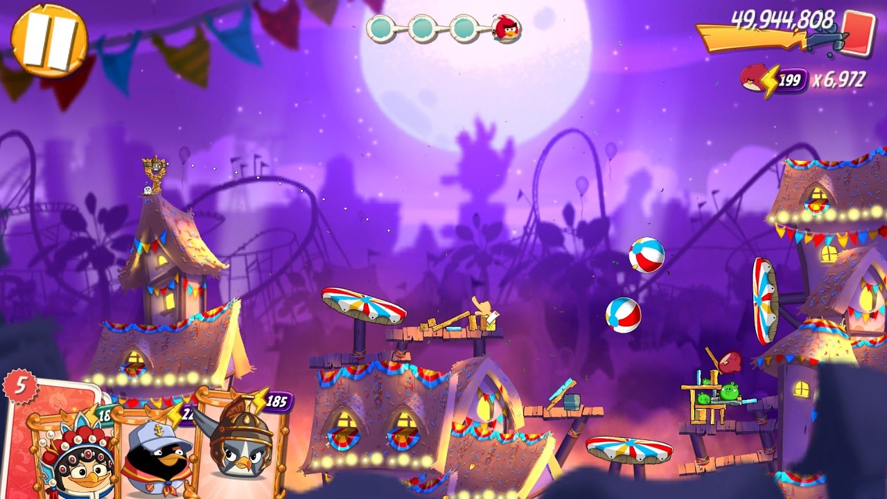 Angry Birds 2 Windows PC Daily Challenge 4-5-6 rooms today for extra Terence card (Feb 22, 2026)