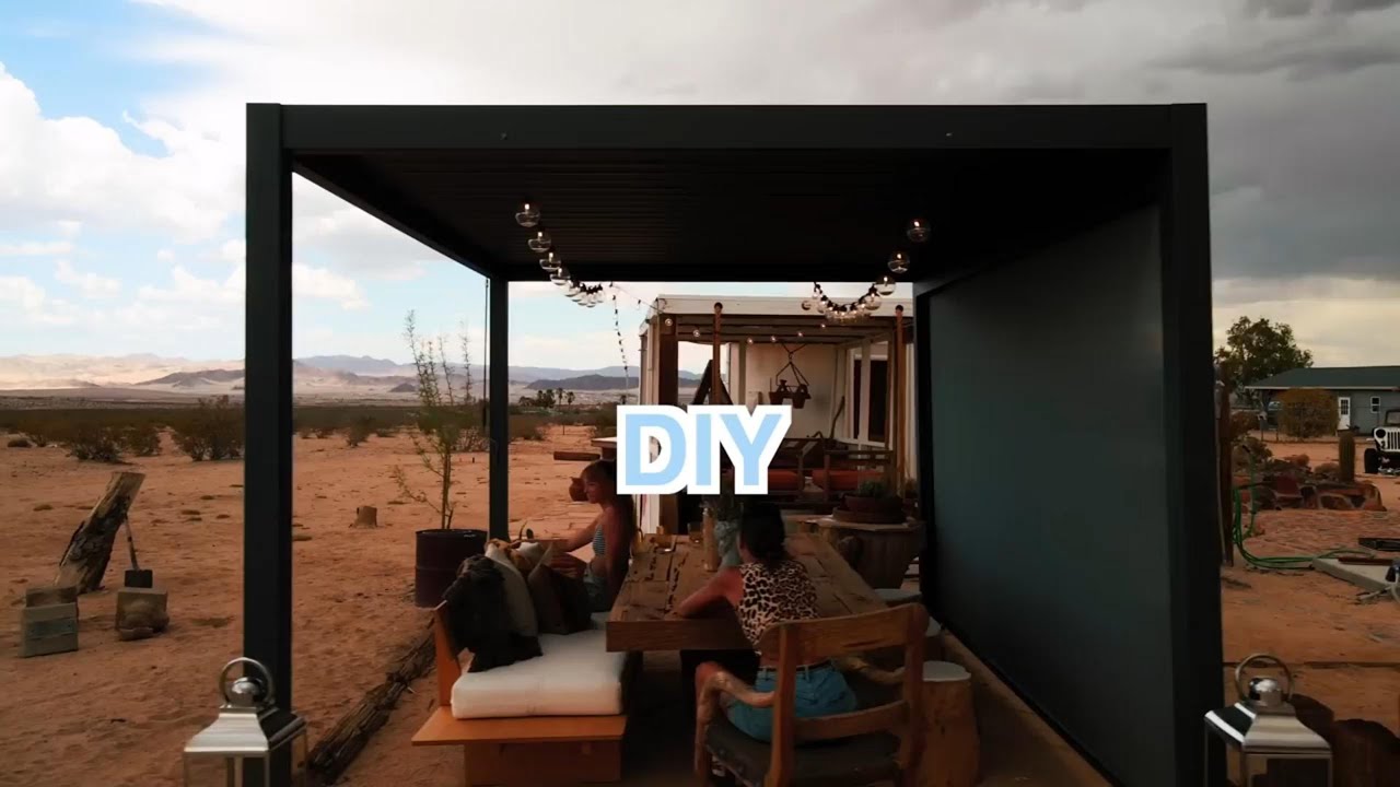 See how Rachel Metz uses the Gardesol pergola to create patio.