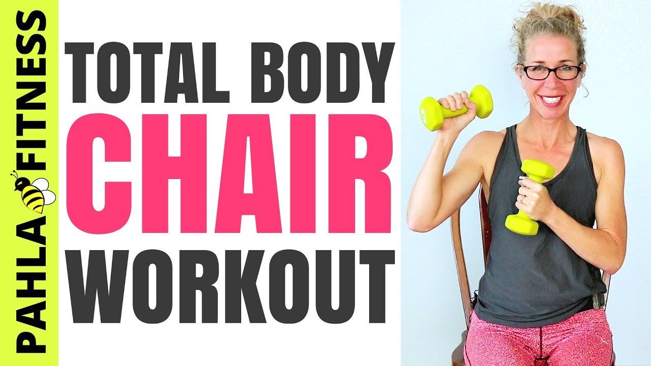 30 Minute CHAIR Workout | SEATED Athletic Total Body Knee-Friendly Routine with CARDIO + STRENGTH