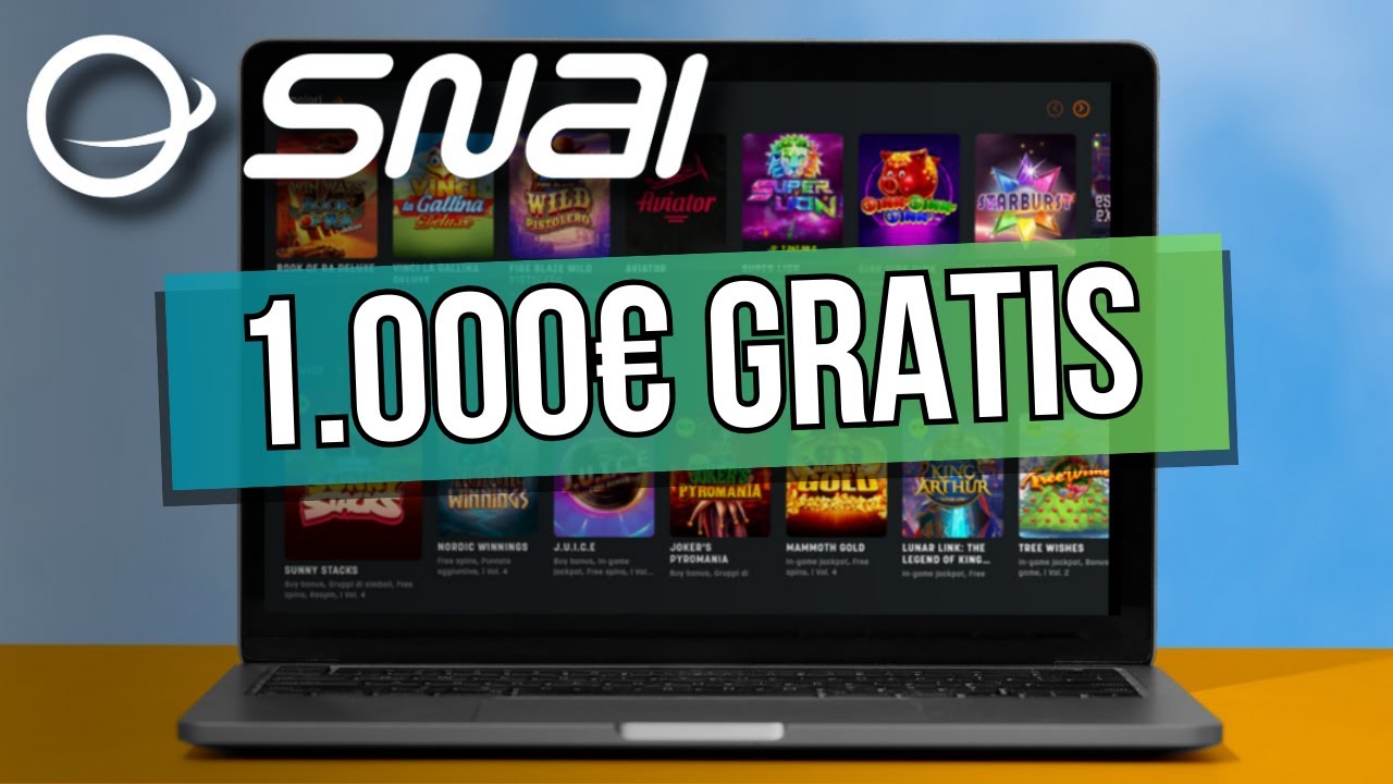 SNAI Bonus Senza Deposito 1.000€ GRATIS [nuova offerta]