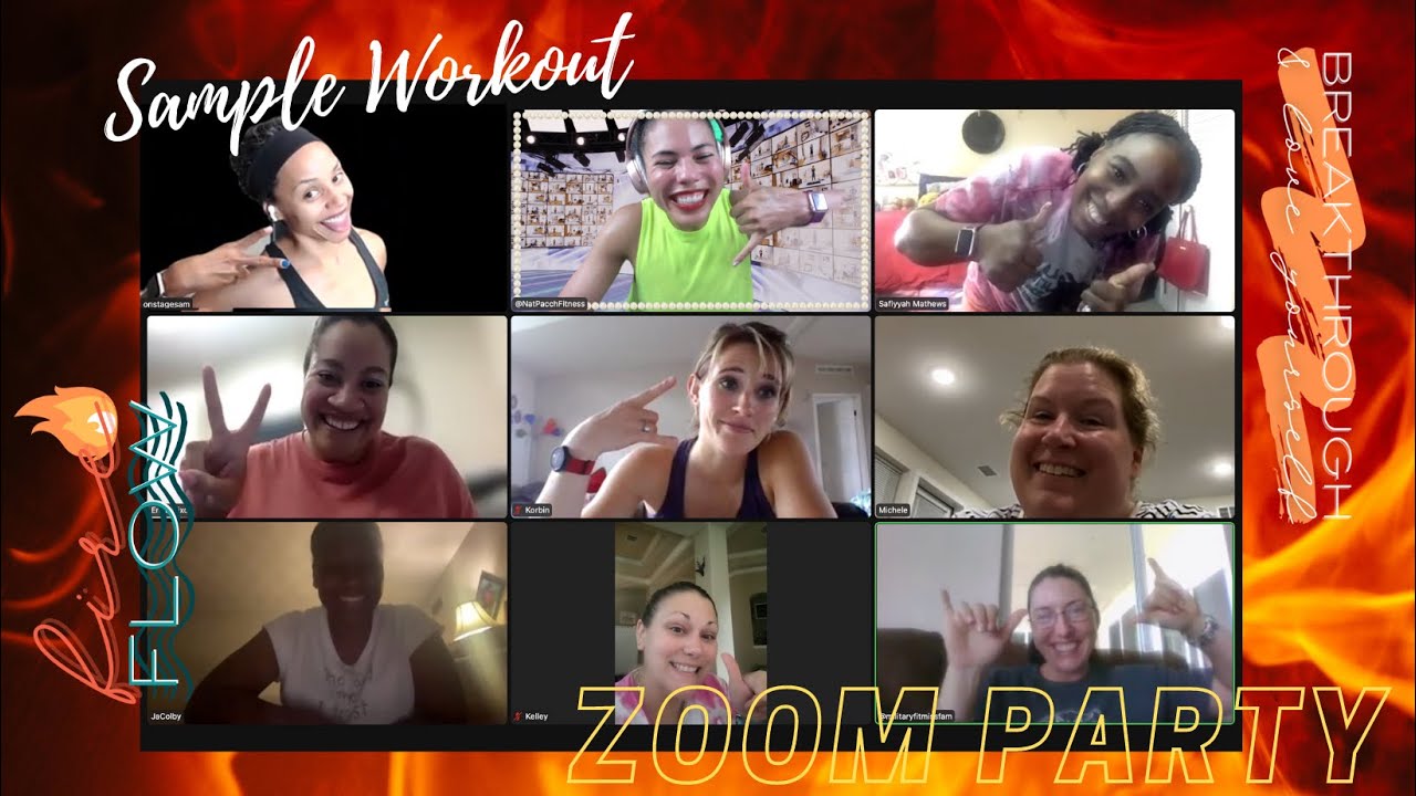 MONDAY KICKSTART SAMPLE WORKOUT PARTY FOR FIRE & FLOW