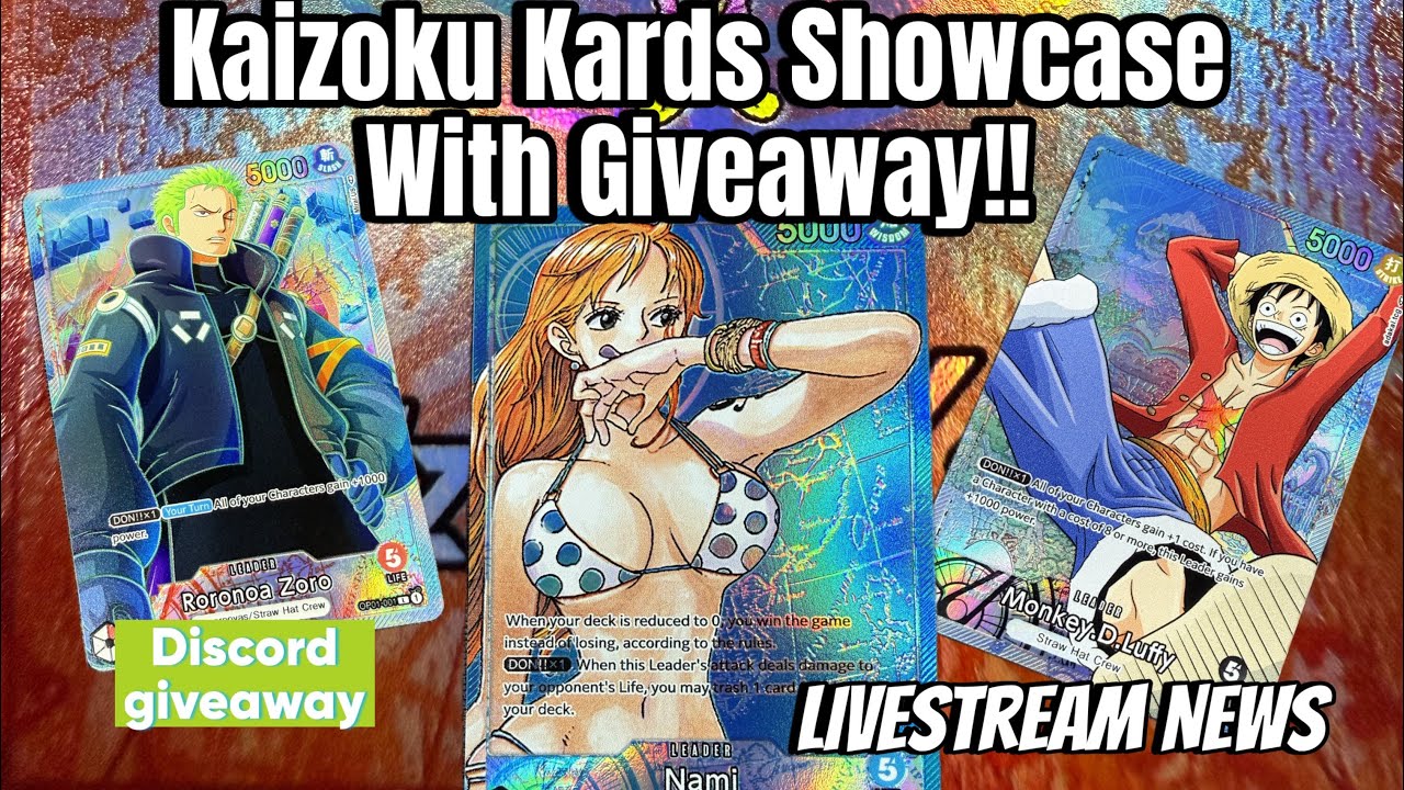 Выставка и розыгрыш карт KAIZOKU KARDS | Кастомные карты для карточной игры One Piece