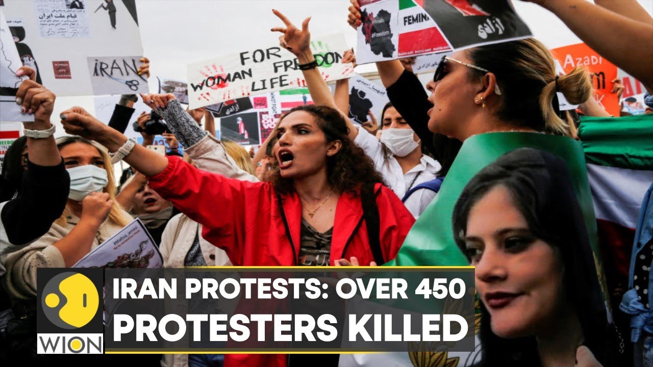Anti-Hijab protests in Iran: Over 450 protesters including 63 children killed, say reports | WION