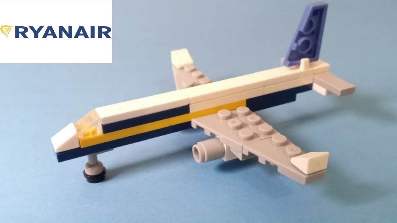 Lego Ryanair Boeing 737 MAX – Easy Build Tutorial 