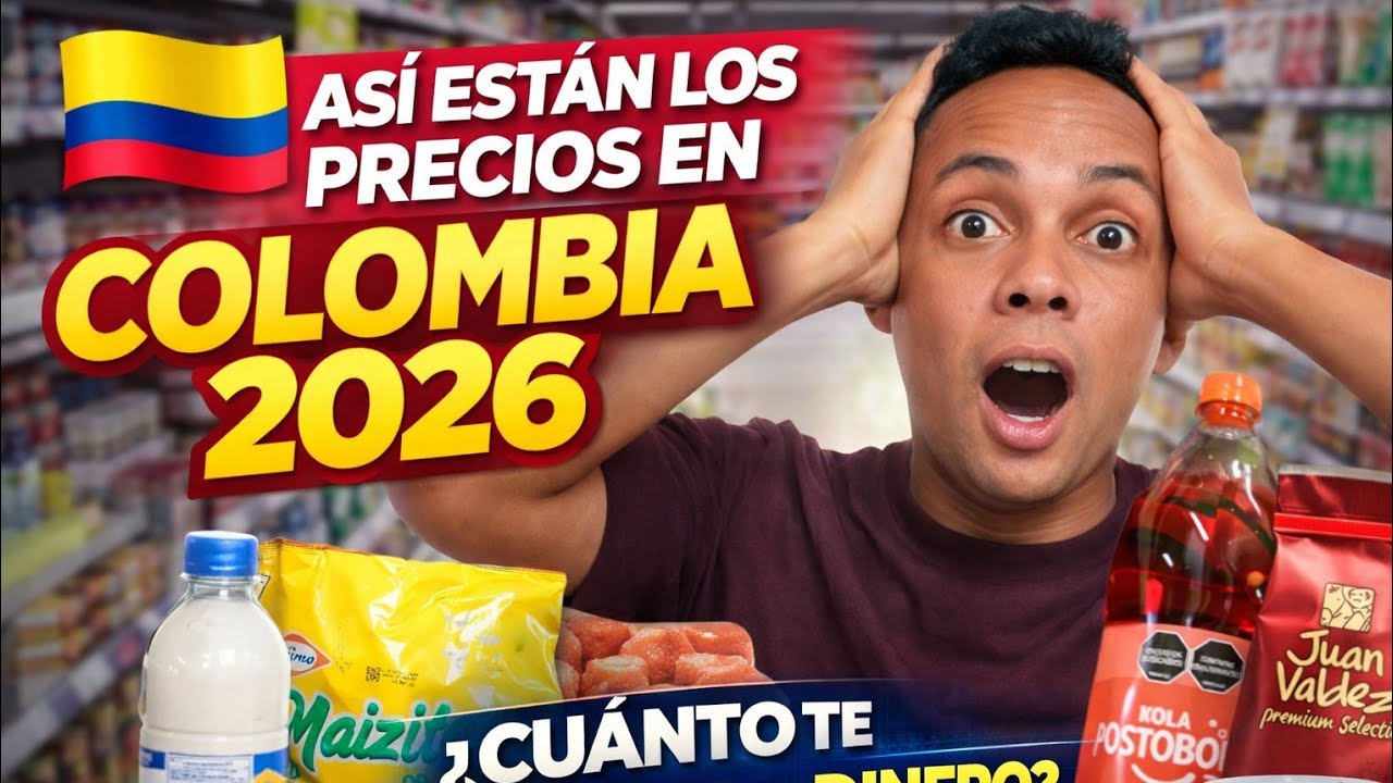 Asi estan los precios en Colombia 2026  ¿cuánto te alcanza realmente el dinero?
