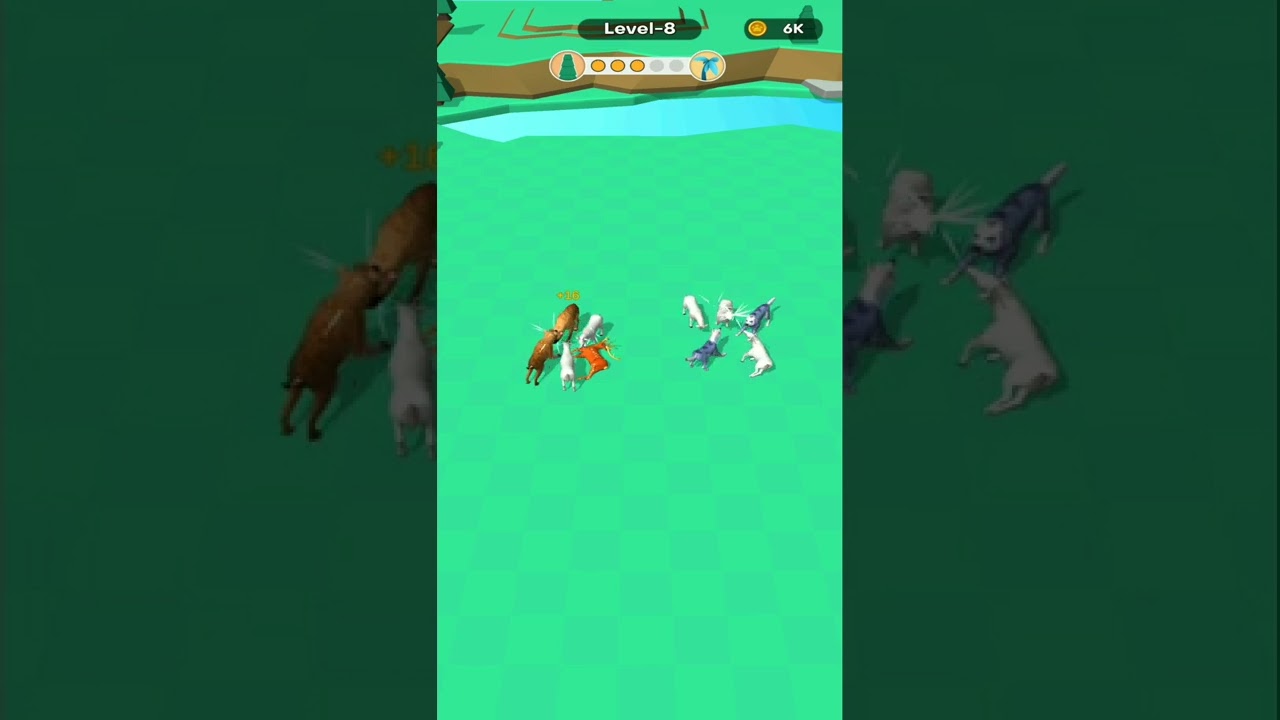 Merge Animal Evolution Game Gameplay #shorts #gaming #funny New Game Level 8