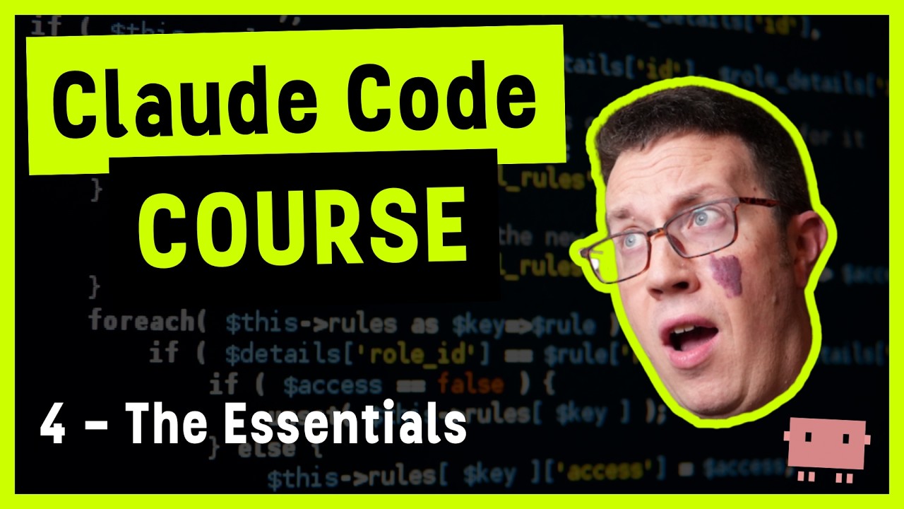 Claude Code Course 4 - Basic Operations & Essential Features