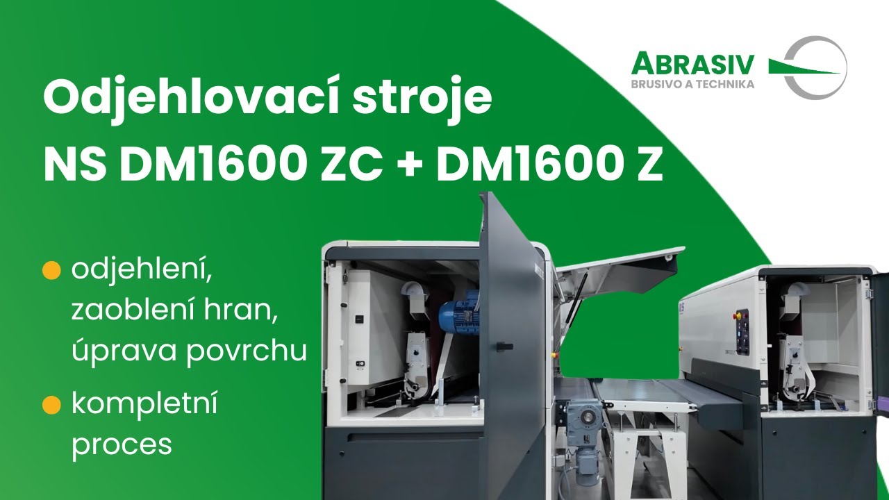 DM1600 ZC + DM1600 Z – automatické odjehlovací stroje pro kovovýrobu