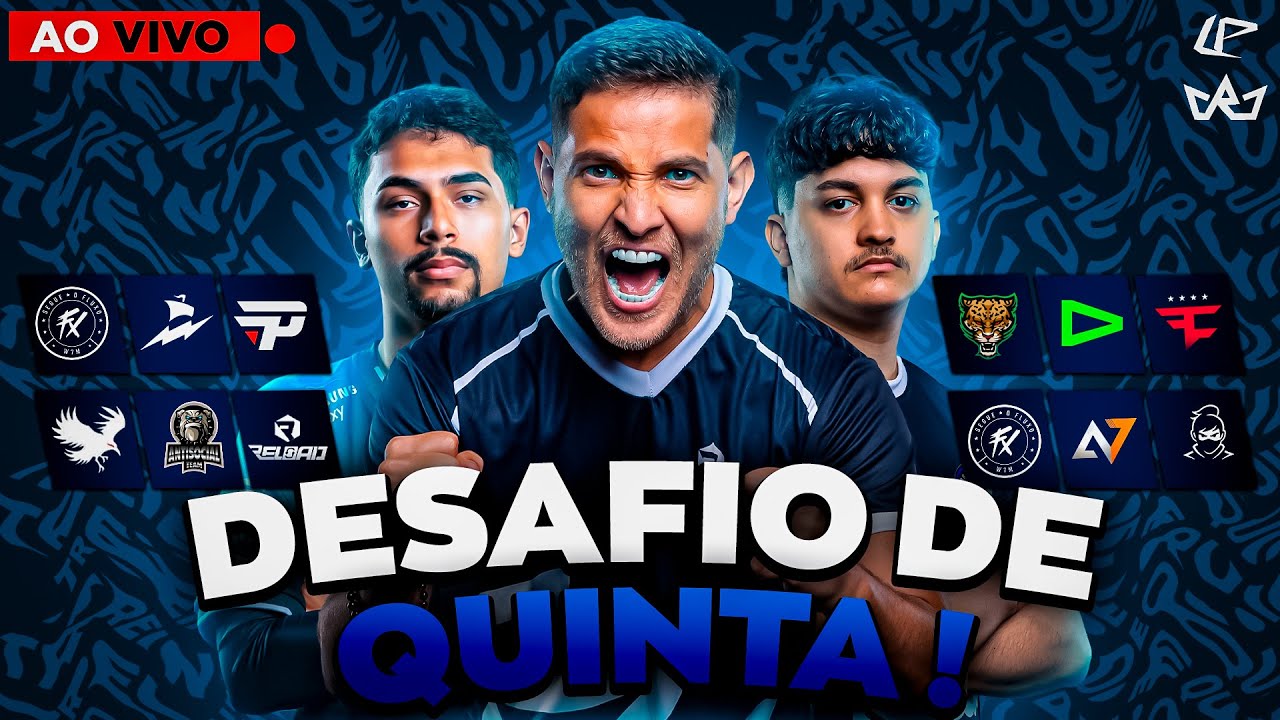 AO VIVO 🚨 DESAFIO PREMIADO DE QUINTA🚨 COPA FF LOUD FLUXO PAIN RELOUD FAZE RUSH BRATVA ANTI ALPHA7🚨