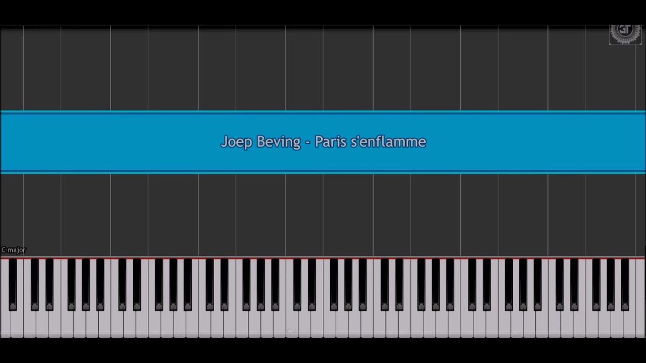 Paris s'enflamme - Joep Beving - Synthesia Piano Tutorial