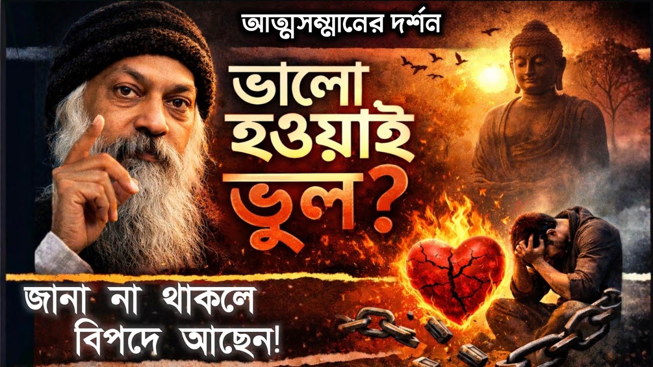 ওশো বলেছিলেন—ভালো মানুষ হওয়াই আত্মসম্মান নষ্ট হওয়ার শুরু