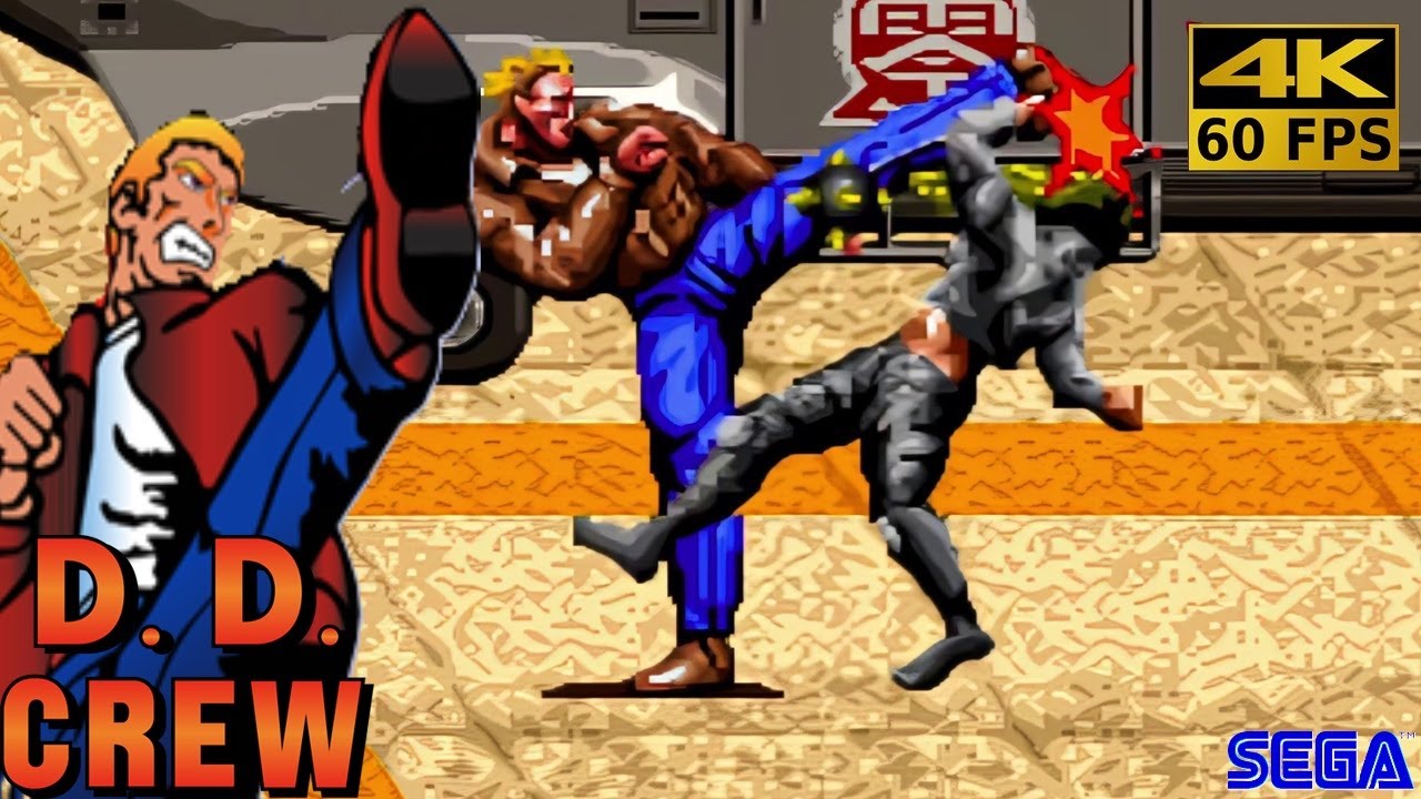 D.D.Crew - Deputy F.F [Arcade / 1991] 4K 60FPS